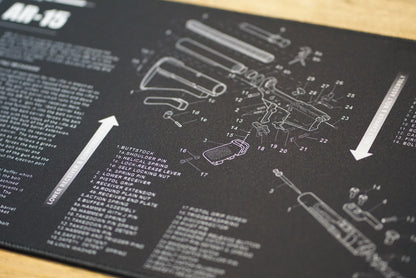 Gun Cleaning Mat AR 15