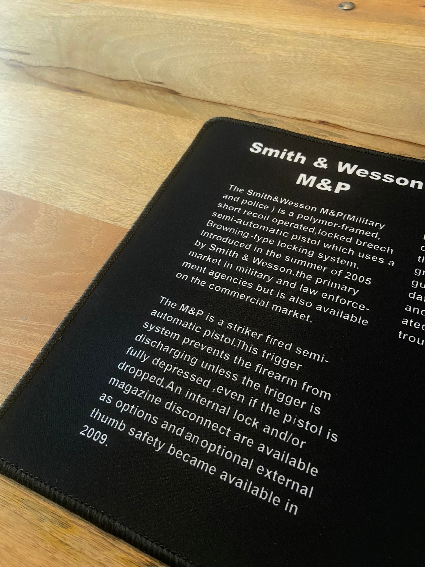 Gun Cleaning Mat Smith & Wesson M&P