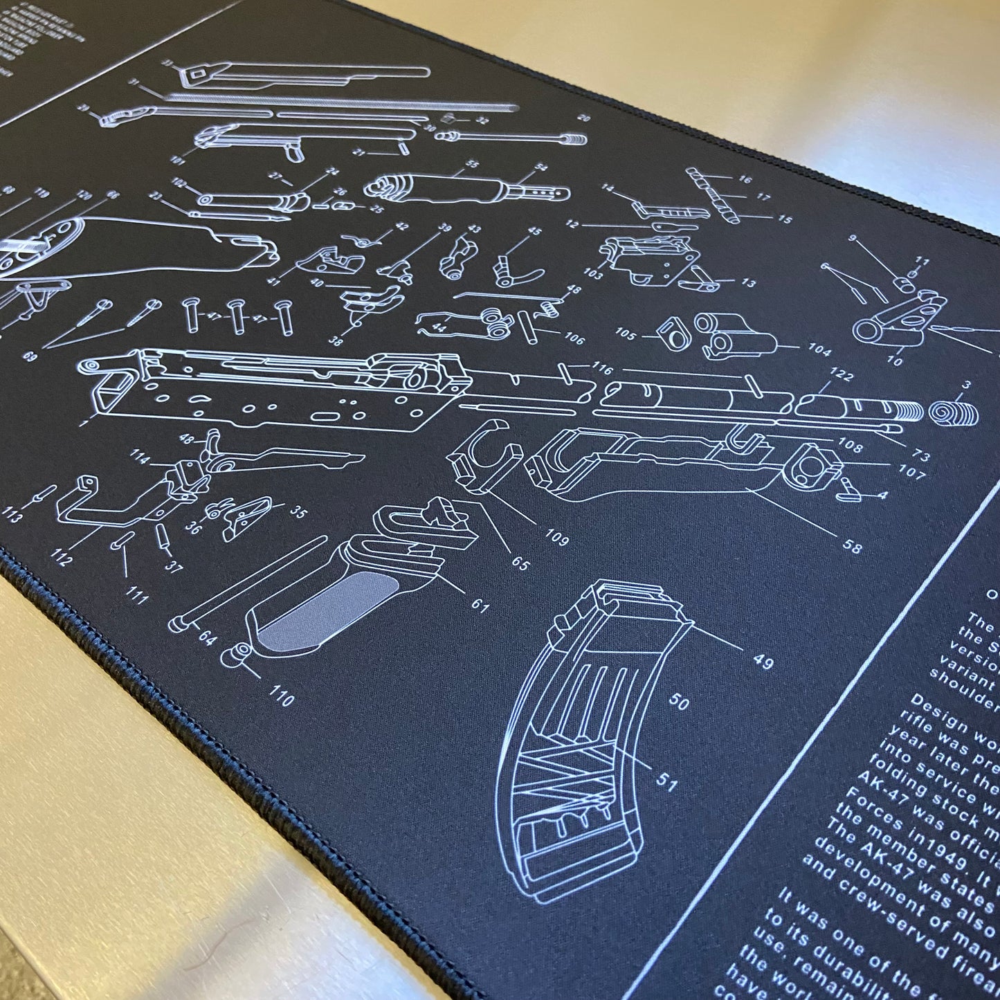 Gun Cleaning Mat AK 47