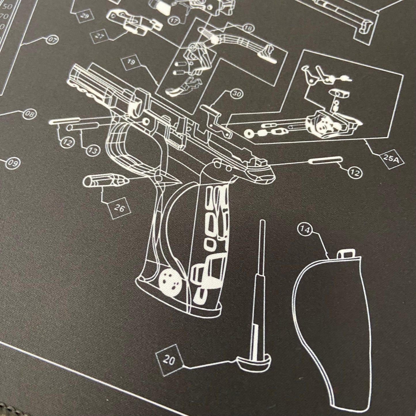 Gun Cleaning Mat Smith & Wesson M&P