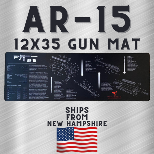 Gun Cleaning Mat AR 15